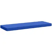 vidaXL 1-delig Bankkussen VUGHT 100% Polyester Koninklijk Blauw