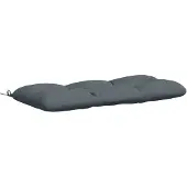 vidaXL Bankkussen VIANEN 100% Polyester Blauw 120 x 50 x 12 cm