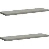 vidaXL 2-delige Bankkussens VUGHT 2 st 100% Polyester Grijs
