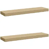 vidaXL 2-delige Bankkussens VUGHT 2 st 100% Polyester Beige