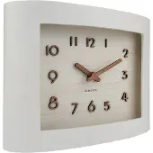 Karlsson Tafelklok Sole Squared - Wit - 8.4x22.1x16.9cm - Modern