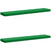 vidaXL 2-delige Bankkussens VUGHT 2 st 100% Polyester Groen