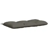 vidaXL Bankkussen VIANEN 100% Polyester Grijs 130 x 60 x 12 cm
