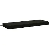 vidaXL Bankkussen SOEST 100% Polyester Zwart 100 x 40 x 8 cm