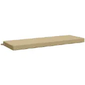 vidaXL Bankkussen SOEST 100% Polyester Beige 140 x 50 x 8 cm