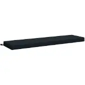 vidaXL Bankkussen SOEST 100% Polyester Donkerblauw 160 x 40 x 8 cm