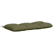 vidaXL Bankkussen VIANEN 100% Polyester Olijfgroen 120 x 50 x 12 cm