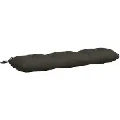 vidaXL Bankkussen VIANEN 100% Polyester Antraciet 120 x 30 x 12 cm