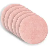 vidaXL Kussensloop 6 st HEERLEN Roze Ø 60 cm Nep Konijnenbont