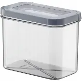 Ambition Optimo Keukendoos 1,2L Grijs Transparant