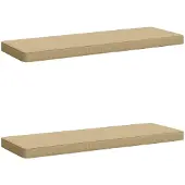 vidaXL 2-delige Bankkussens VUGHT 2 st 100% Polyester Beige