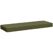 vidaXL 1-delig Bankkussen VUGHT 100% Polyester Olijfgroen