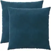 vidaXL Kussen met kussen HEERLEN 2 st Blauw fluweel