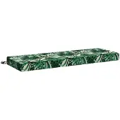 vidaXL Bankkussen SOEST 100% Polyester Bladpatroon 120 x 40 x 8 cm