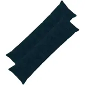 vidaXL Kussensloop 2 st HEERLEN Marineblauw 40 x 145 cm
