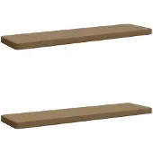 vidaXL 2-delige Bankkussens VUGHT 2 st 100% Polyester Taupe