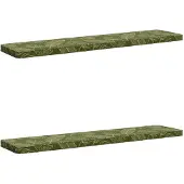 vidaXL 2-delige Bankkussens VUGHT 2 st 100% Polyester Blad Design