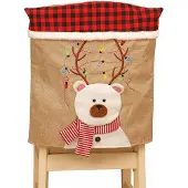 Allbag Kerst Stoelhoes Universeel - Gezellige Feestelijke Decoratie