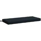 vidaXL Bankkussen SOEST 100% Polyester Donkerblauw 110 x 50 x 8 cm