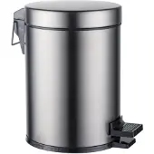FortiFura Calvi pedaalemmer - 5 liter - rond - Geborsteld Gunmetal PVD SW1111580