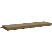 vidaXL Bankkussen SOEST 100% Polyester Taupe 150 x 40 x 8 cm