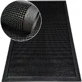 Nestor Rubberen Buitenmat 60x100 cm - Antislip en Duurzaam