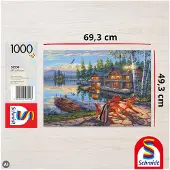 Schmidt Disney The Banks of loon lake, New York Puzzel 1000 Stukjes