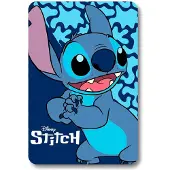 Disney Lilo en Stitch fleece deken Plaid blauw