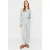 Trendyol Vrouwen Ronde hals Pyjama Set 2 pak