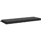 vidaXL Bankkussen SOEST 100% Polyester Antraciet 140 x 50 x 8 cm