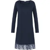 Hanro Nachthemd ' Azelia Nightwear ' donkerblauw