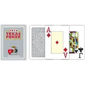Modiano poker speelkaarten grijs 2 index