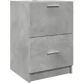 vidaXL Wastafelonderkast, betonkleur, 40x37x59 cm, houtvezel