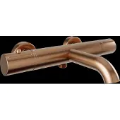Blaufoss Round 2.0 opbouw thermostatische badkraan Brushed Rosegold