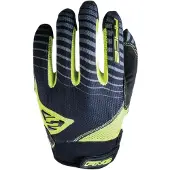 Five Gloves Five Race Kids Long Gloves Fluorescent Yellow || Maat: S