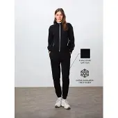 Tommy Life Oversized sweatshirt met ritssluiting en bijpassende broek set