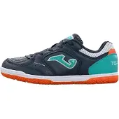 Joma Top Flex Zaalvoetbalschoenen (IN) Kids Donkerblauw Wit Turquoise