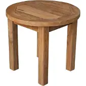 Teakea Rondo klaptafel massief teak rond Ø50 cm inklapbaar voor tuin en balkon