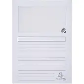 Exacompta 8x FOREVER Pak van 50 venstermappen 120g/m2 - 22x31cm voor A4 - Geassorteerd - 50000E