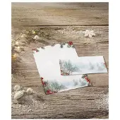 Sigel Kerstmis-enveloppen Scandinavian Snow, DIN lang, 25 stuks