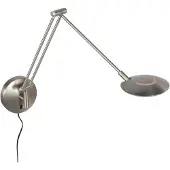 Steinhauer Wandlamp Zenith 2 4392ST – Staalkleurige verstelbare LED leeslamp