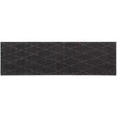 vidaXL Keuken Tapijt Antraciet geruit 300 x 60 cm 100% Polyamide