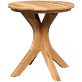 vidaXL Bijzettafel, bruin, 40 x 40 x 41 cm, massief teakhout