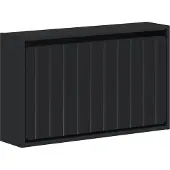 vidaXL Wandgemonteerde Schoenenkast ZWOLLE 71 x 17 x 43 cm Zwart