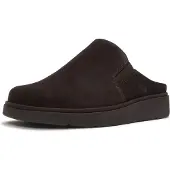 Original Brands Women Gen-FF Closed Back Mule Suede Chocolate Brown-Schoenmaat 40