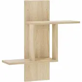 vidaXL Wandplank Sonoma Eiken 59 x 17 x 63 cm Bewerkt hout