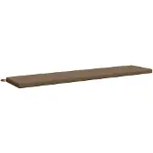 vidaXL Bankkussen SOEST 100% Polyester Taupe 200 x 40 x 5 cm