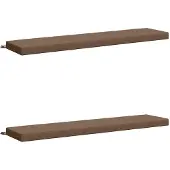 vidaXL Bankkussens SOEST 2 st 100% Polyester Taupe 170 x 40 x 8 cm