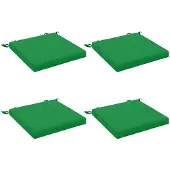vidaXL Zitkussens SOEST 4 st 100% Polyester Groen 50 x 50 x 5 cm