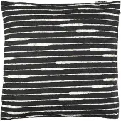 Dutchbone Sierkussen Leaf Black (45 x 45 cm)